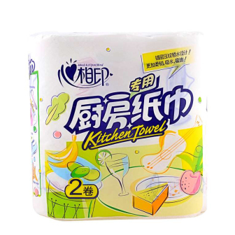 心相印 厨房用纸 吸油吸水纸料理用纸 KT102/KT302随机发五提装（ 2卷/提）