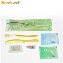 Stockwell 酒店一次性用品 六合一宾馆会所客房易耗品牙膏牙刷梳子香皂盒装