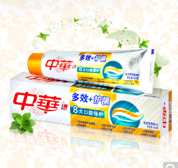 中华(ZHONGHUA)多效+护龈 清新薄荷牙膏130g