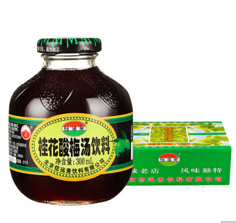 信远斋 桂花酸梅汤饮料 300ml*12瓶 整箱装