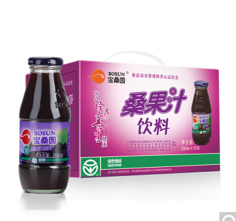 宝桑园 桑果汁饮料 260ml*1瓶